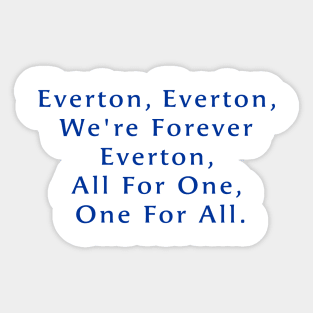 Everton Sticker